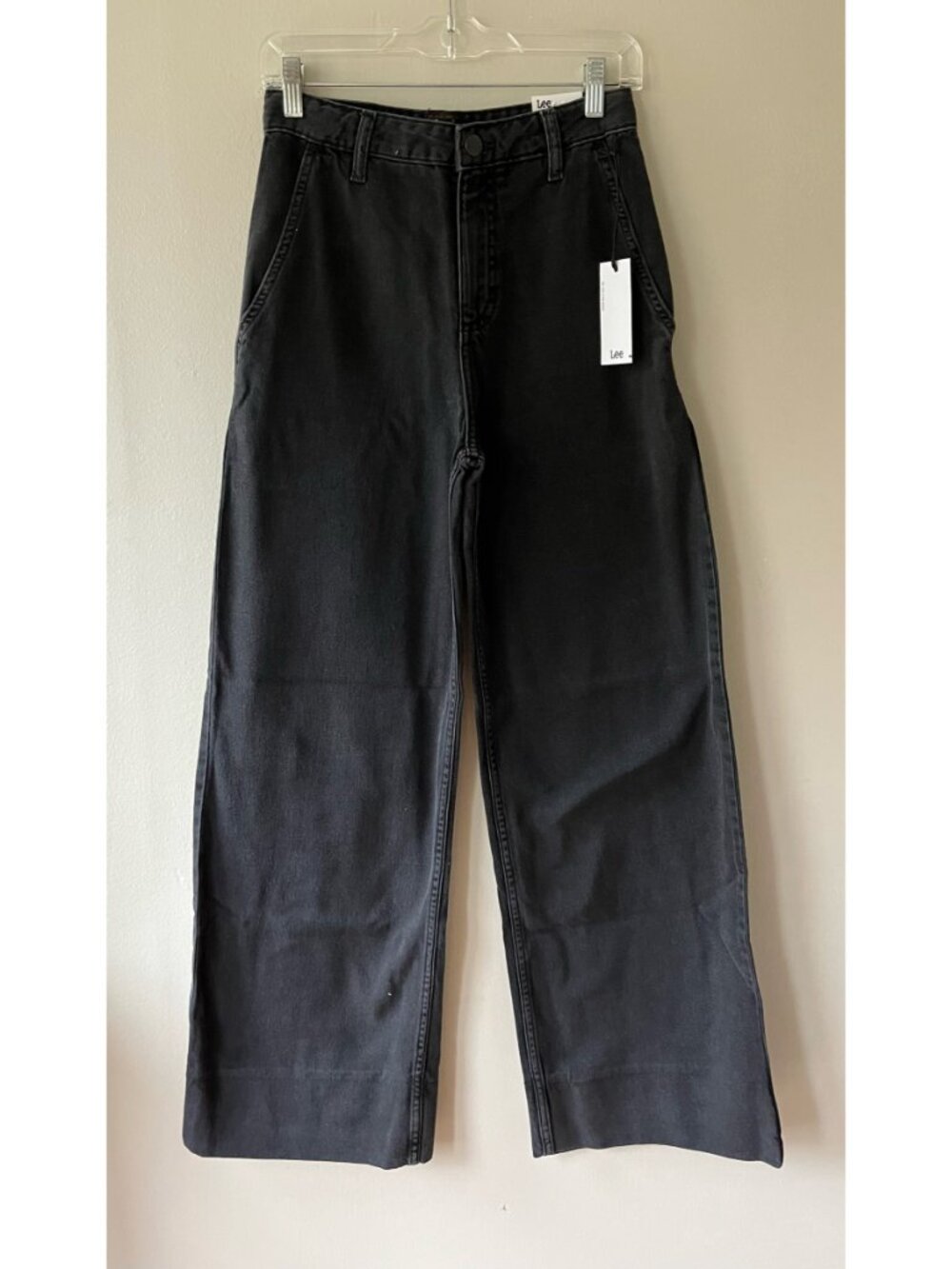 Lee Sz 26 Lyocell Blend Heritage Wide Leg Baggy Denim Pants Jeans High Rise
